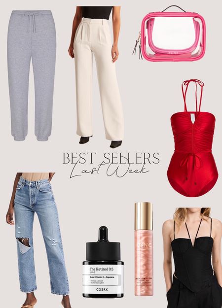 Best Sellers Last Week

Agolde jeans, skims joggers, travel, cosmetic travel case, iconic London tanning mist, shopbop must haves, best retinol serum, bathing suit, once piece bathing suit, Abercrombie and Fitch trousers 

#LTKstyletip #LTKbeauty #LTKSeasonal