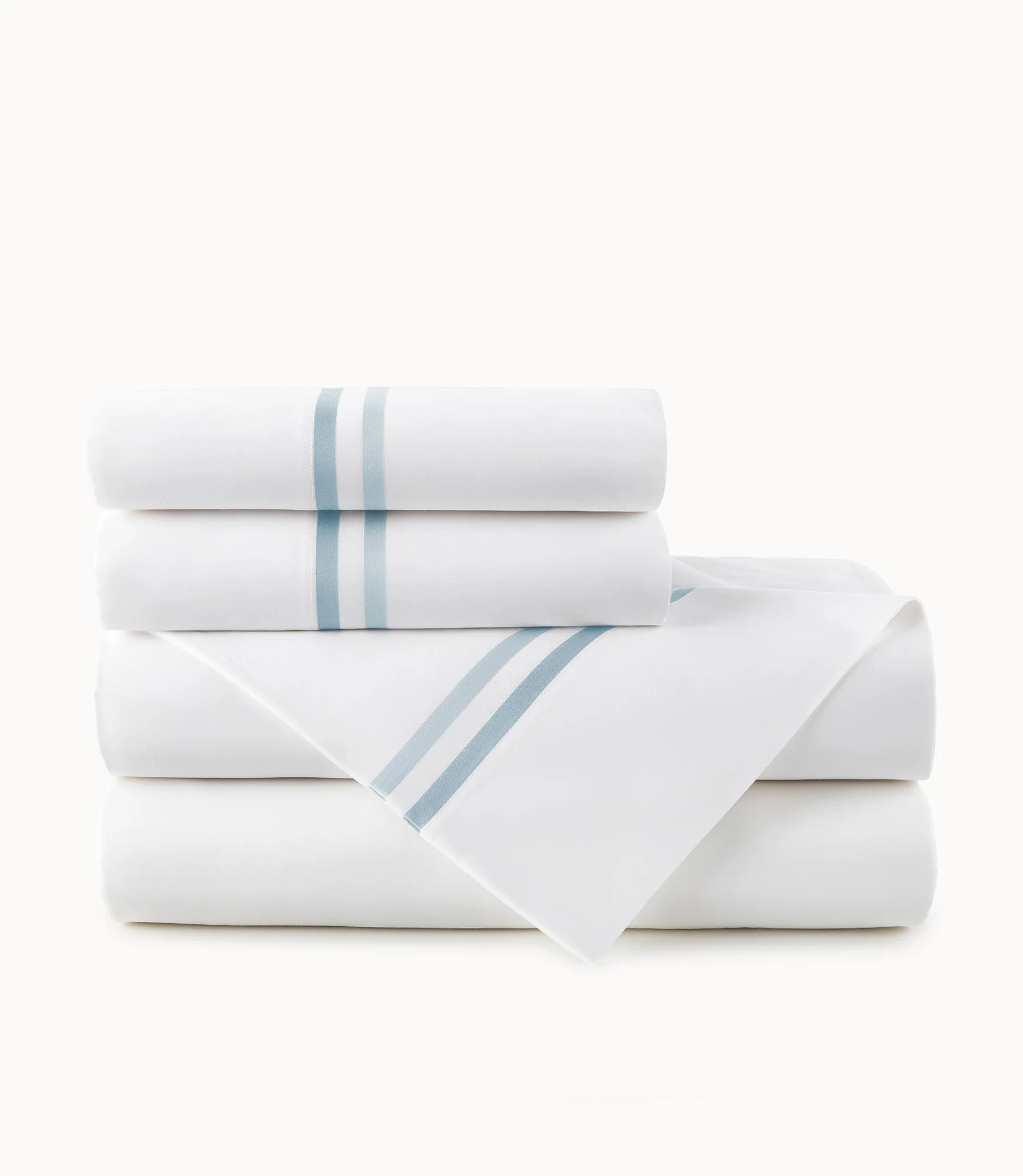 Duo Striped Sateen Sheet Set | Peacock Alley | Peacock Alley | Luxury Bedding & Bath Linens