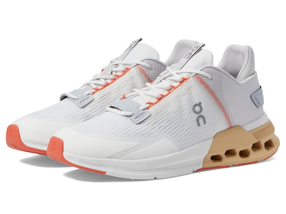 On Cloudnova Flux (Undyed-White/Savannah) Women's Shoes | Zappos