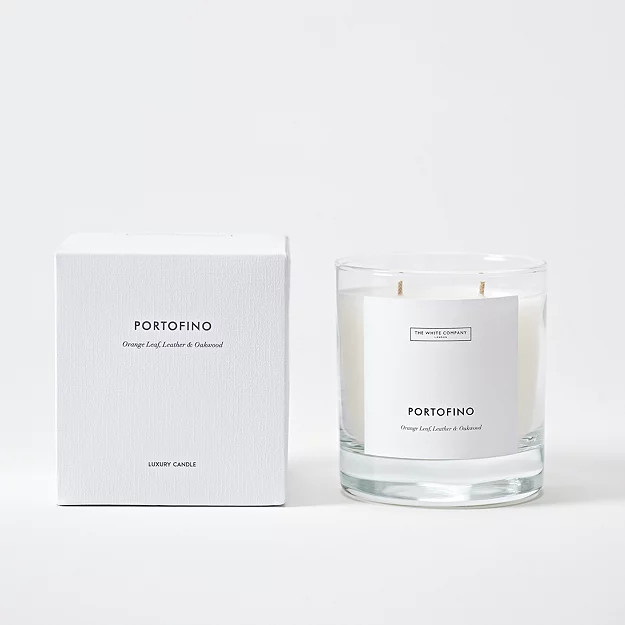 Portofino Luxury 2 Wick Candle | The White Company UK & ROW