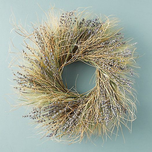 Preserved Lavender Tumbleweed Wreath | Terrain