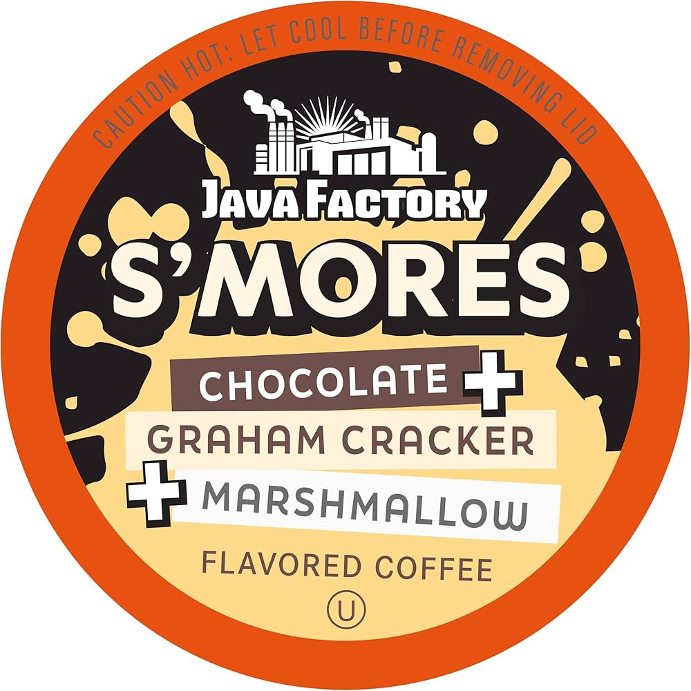 Java Factory Coffee Pods Chocolate, Graham Cracker and Marshmallow Flavored Coffee for Keurig K-C... | Amazon (US)
