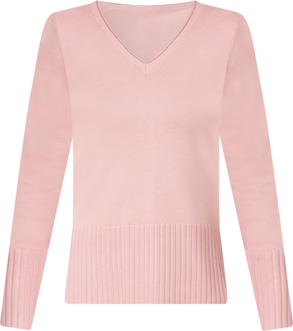 Women's V-Neck Wide-Hem Wide-Cuff Sweater | Macy's