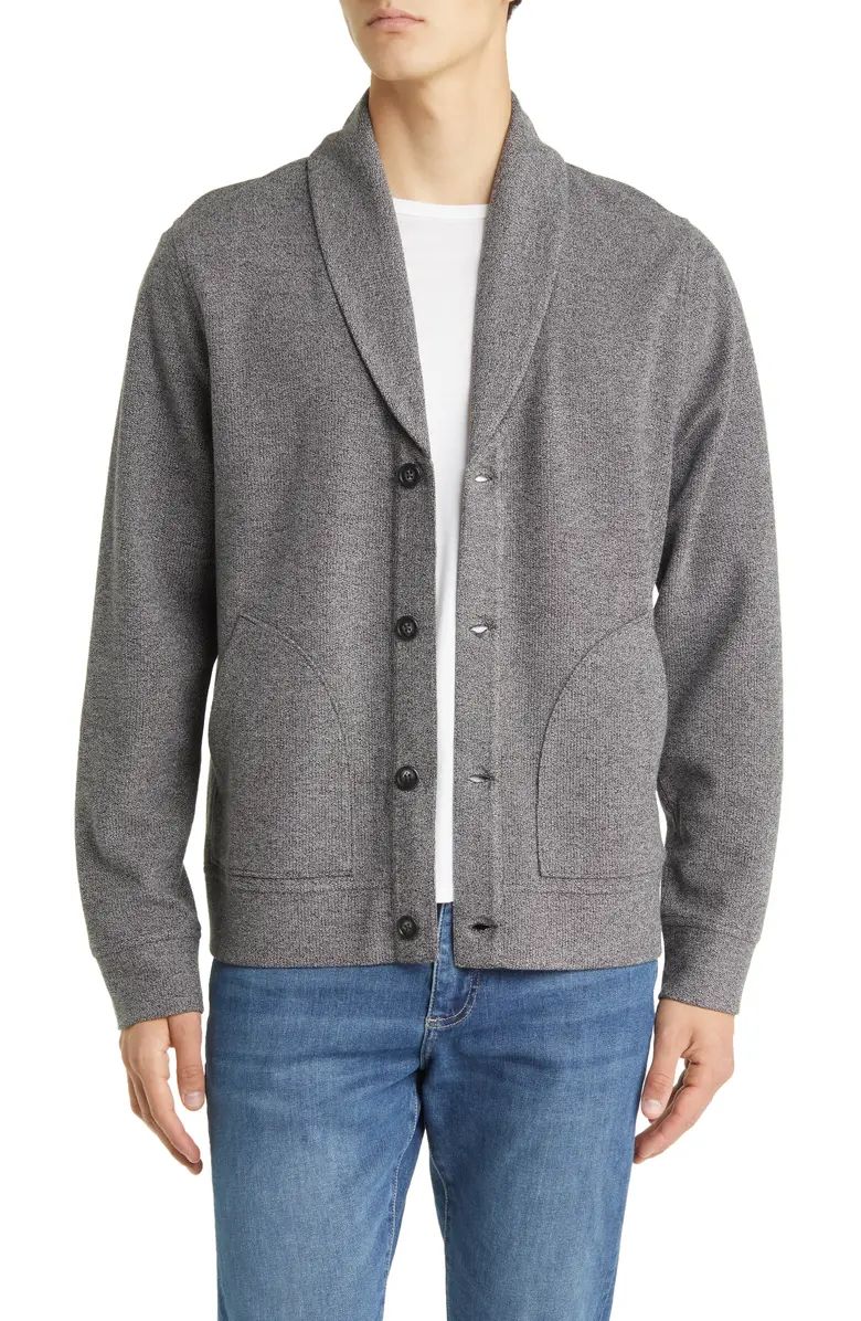 Textured Shawl Collar Cardigan | Nordstrom