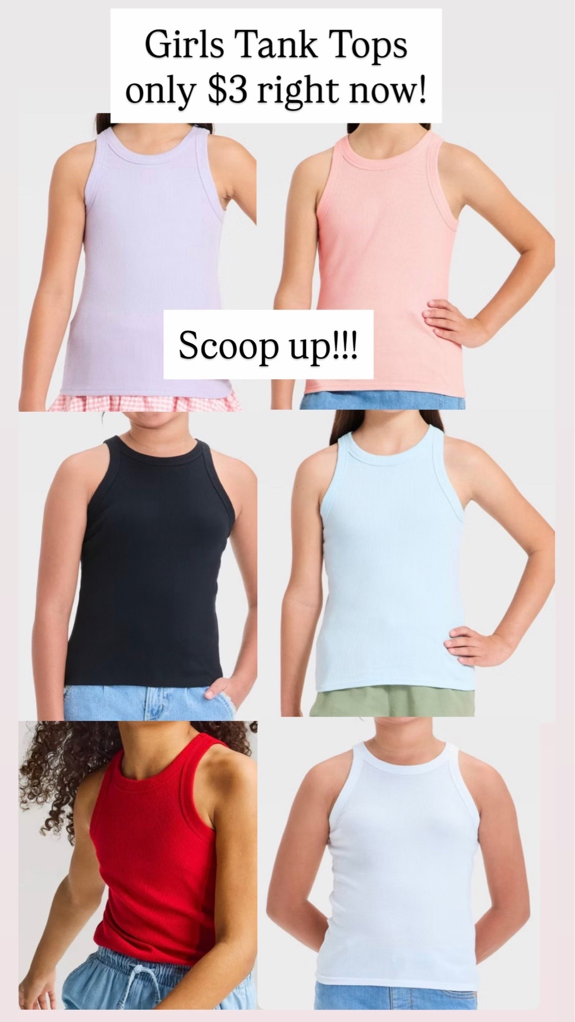 Girls tank tops are only $3!!!! Scoop up!!!

#LTKKids #LTKSaleAlert