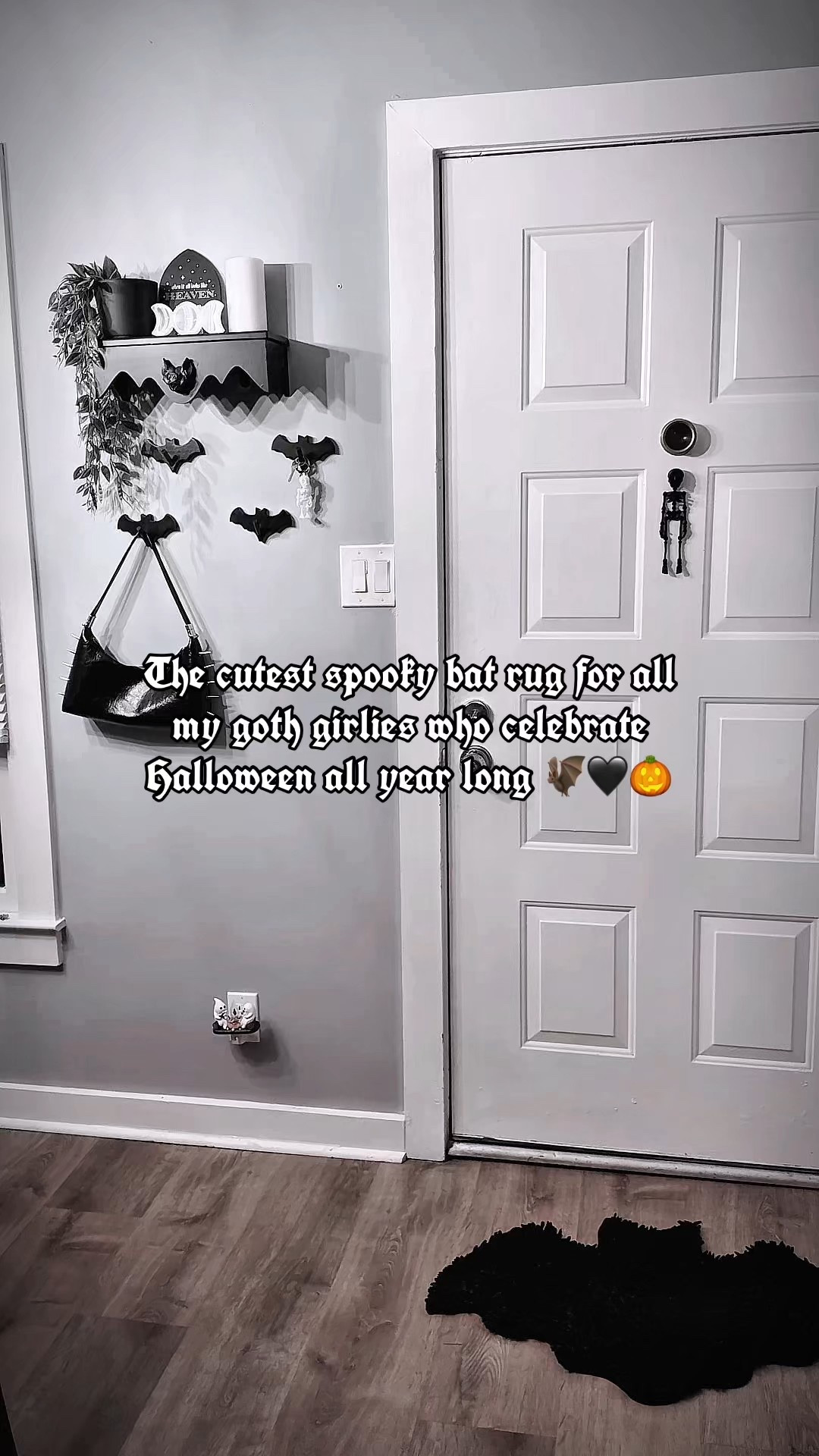 Obsessed with this spooky little bat rug from Amazon 🦇

#gothfurniture #gothhome #gothamazonfinds #amazonhomefinds #darkhomeaesthetic #spookyhomedecor #darkacademia #gothichomedecor #batrug #gothhomedecor #budgetgoth #gothgirl #halloweendecor

#LTKHome #LTKSeasonal