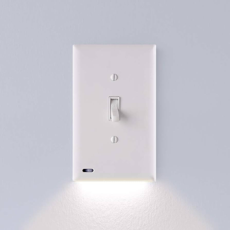3 Pack - SnapPower SwitchLight - LED Night Light - for Single-Pole Light Switches - Light Switch ... | Amazon (US)