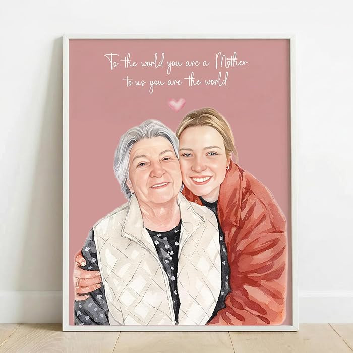 Noni Personalised Mum Photo Print, Custom Mom Photo Collage Gift from Son or Daughter, Mother’s... | Amazon (US)