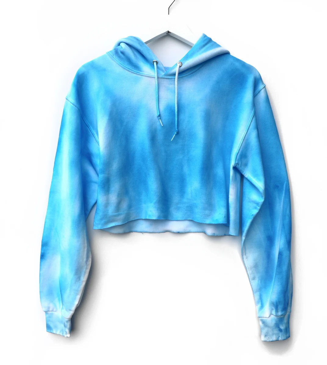Cropped Hoodie / Ocean | MYRRHE