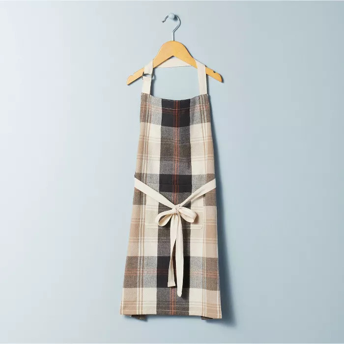 Kids' Fall Tartan Plaid Cooking Apron - Hearth & Hand™ with Magnolia | Target