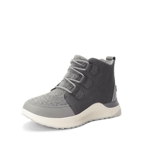 DREAM PAIRS Ankle Winter Boots for Women Waterproof Lace Up Anti-Slip Warm Snow Booties Fashion Sneaker Boots,Size 8.5,Dark Grey,SDSB2416W-1 | Amazon (US)