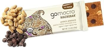 GoMacro MacroBar Organic Vegan Protein Bars Variety Pack - 2.3 Ounce Bars (16-Pack) | Amazon (US)