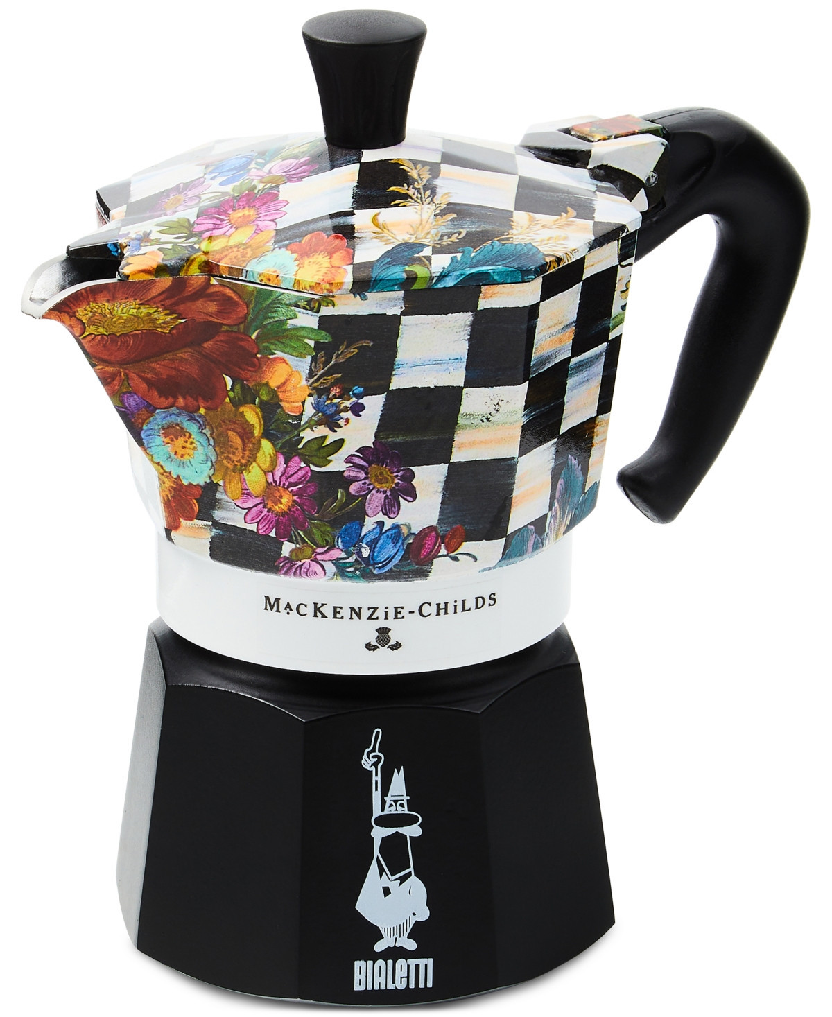 MacKenzie-Childs Courtly Flower Market 3-Cup Bialetti Moka Coffee Pot | Macy's