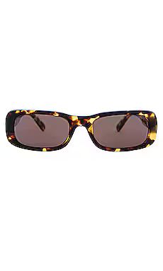 Miu Miu Rectangle Sunglasses in Honey Havana from Revolve.com | Revolve Clothing (Global)