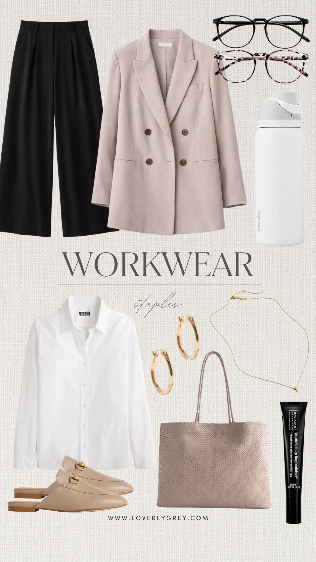 Here are some of my favorite workwear staples! These neutral finds can be paired with so many different pieces to create several looks! 

Loverly Grey, workwear staples, Quince, work outfit ideas, office outfit ideas, work outfit inspo, work tote, neutral tote 

#LTKWorkwear