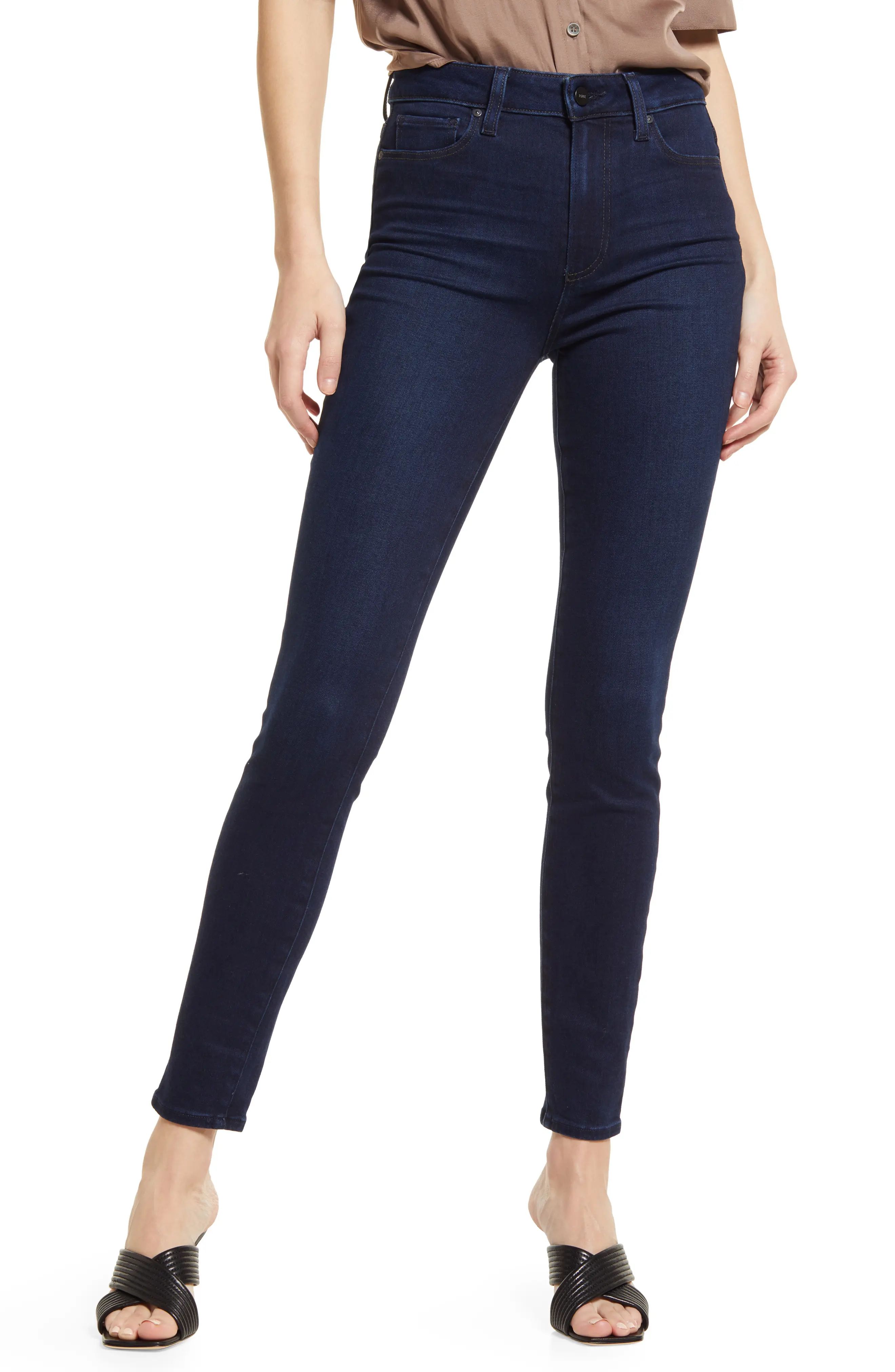 PAIGE Margot High Waist Ultra Skinny Jeans in Louvre at Nordstrom, Size 27 | Nordstrom
