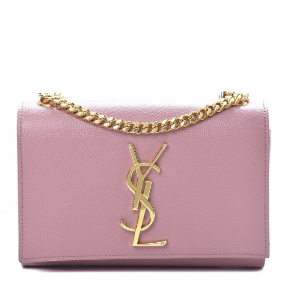 Grain De Poudre Small Classic Monogram Kate Satchel Old Rose | Fashionphile