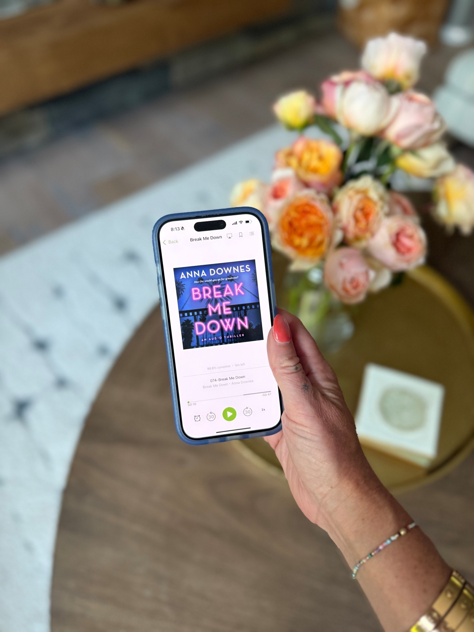 Break me down an audio original by author Anna downes 
A thrilling story about a child star who returns to LA 
Gripping story audiobook 