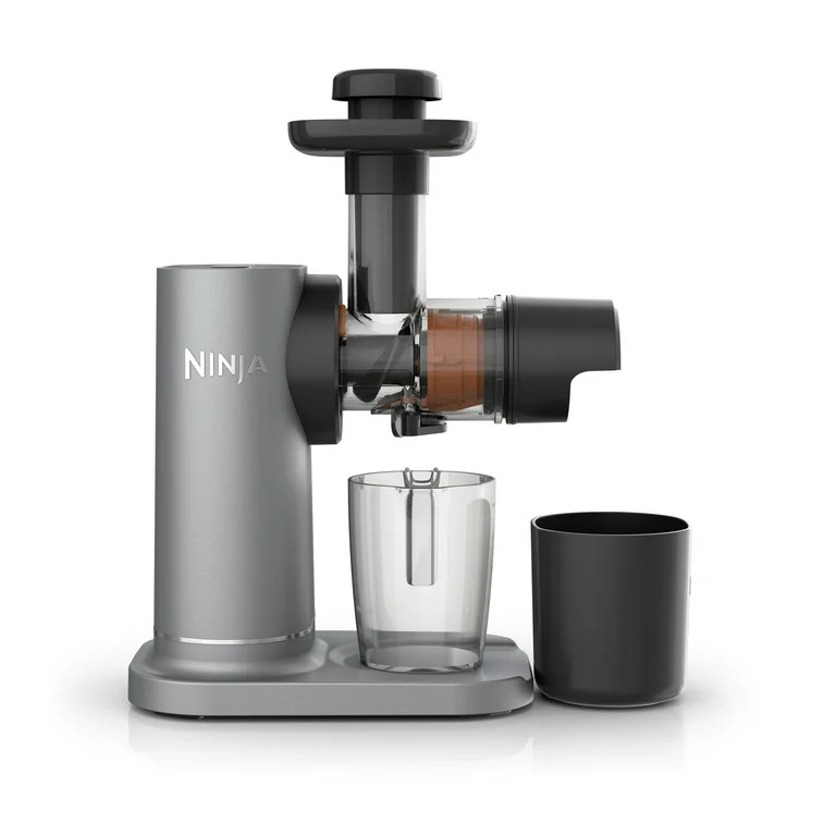 Ninja NeverClog 150 Watts Cold Press Juicer with 18oz Jug, 30oz Pulp Container, 2-Speed, Compact ... | Walmart (US)