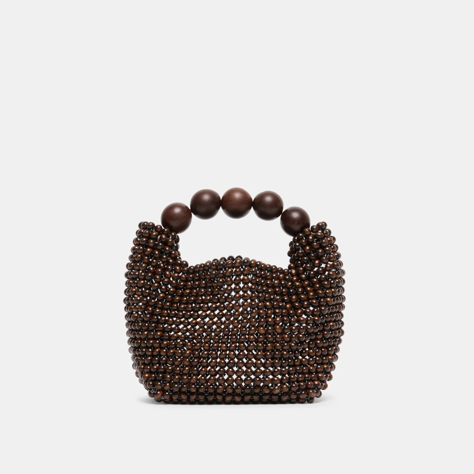 Clover Handbag Chocolate Wood | DolceVita.com