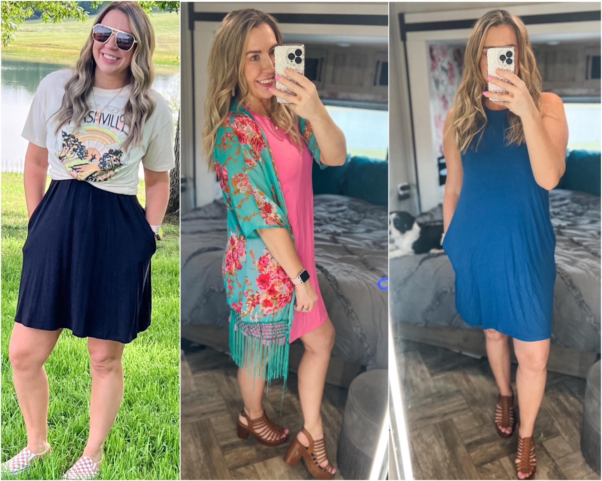 I told yall these would sell out and I was right! They are starting to in a lot of colors but I still see some fully stocked! So if you still don’t have these very versatile $9.98 dresses you need to 🏃‍♀️🏃‍♀️! I size down to a small in these.

#LTKMidsize #LTKStyleTip