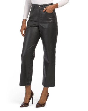 Track Record Faux Leather Pants | TJ Maxx