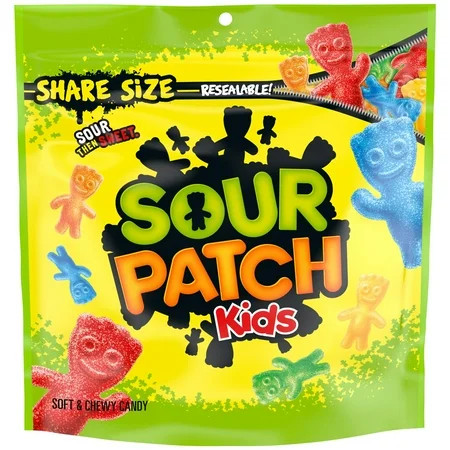 SOUR PATCH KIDS Soft & Chewy Gummy Candy, Share Size, 12 oz | Walmart (US)