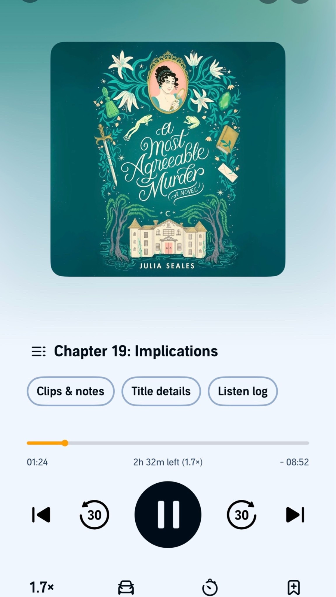 A Most Agreeable Murder by Julia Seales