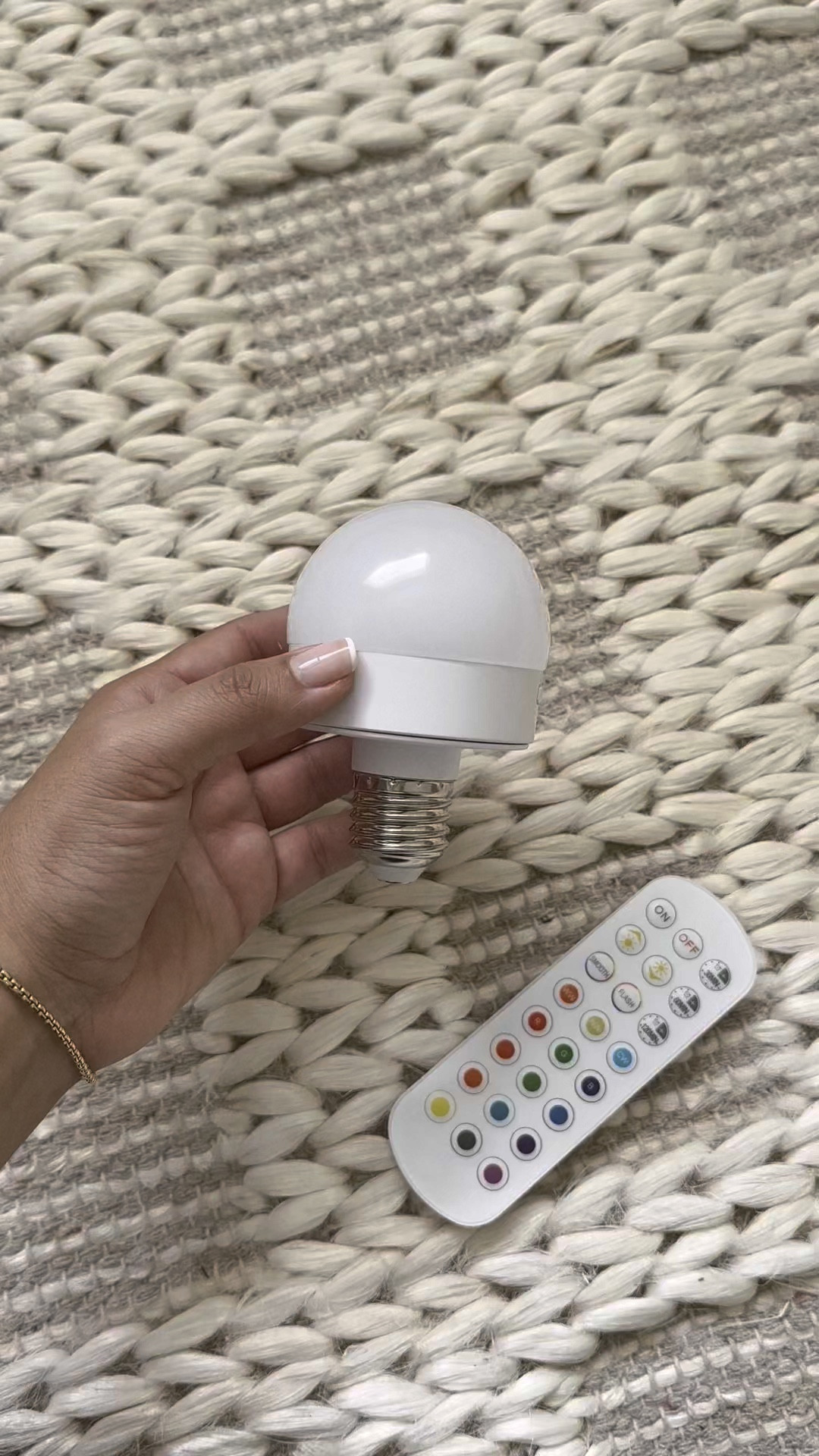 Rechargeable light bulbs for lamps and sconces where there’s no electricity plug 💡 these come with a remote and you can change the colors and dim the lights + they even have a timer 👏🏼

#amazonfind #amazon #lightbulbs #sconces #lamp #homedecor #homefind #rechargeablelightbulb 

#LTKHome #LTKSaleAlert #LTKFindsUnder50
