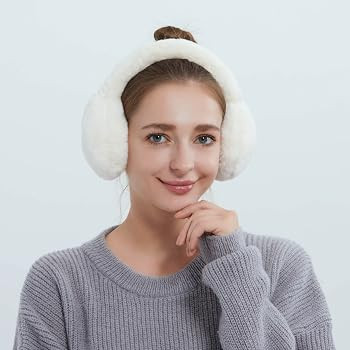 SUNBORRY Women’s Foldable Fluffy Faux Fur Earmuffs for Winter | Amazon (UK)