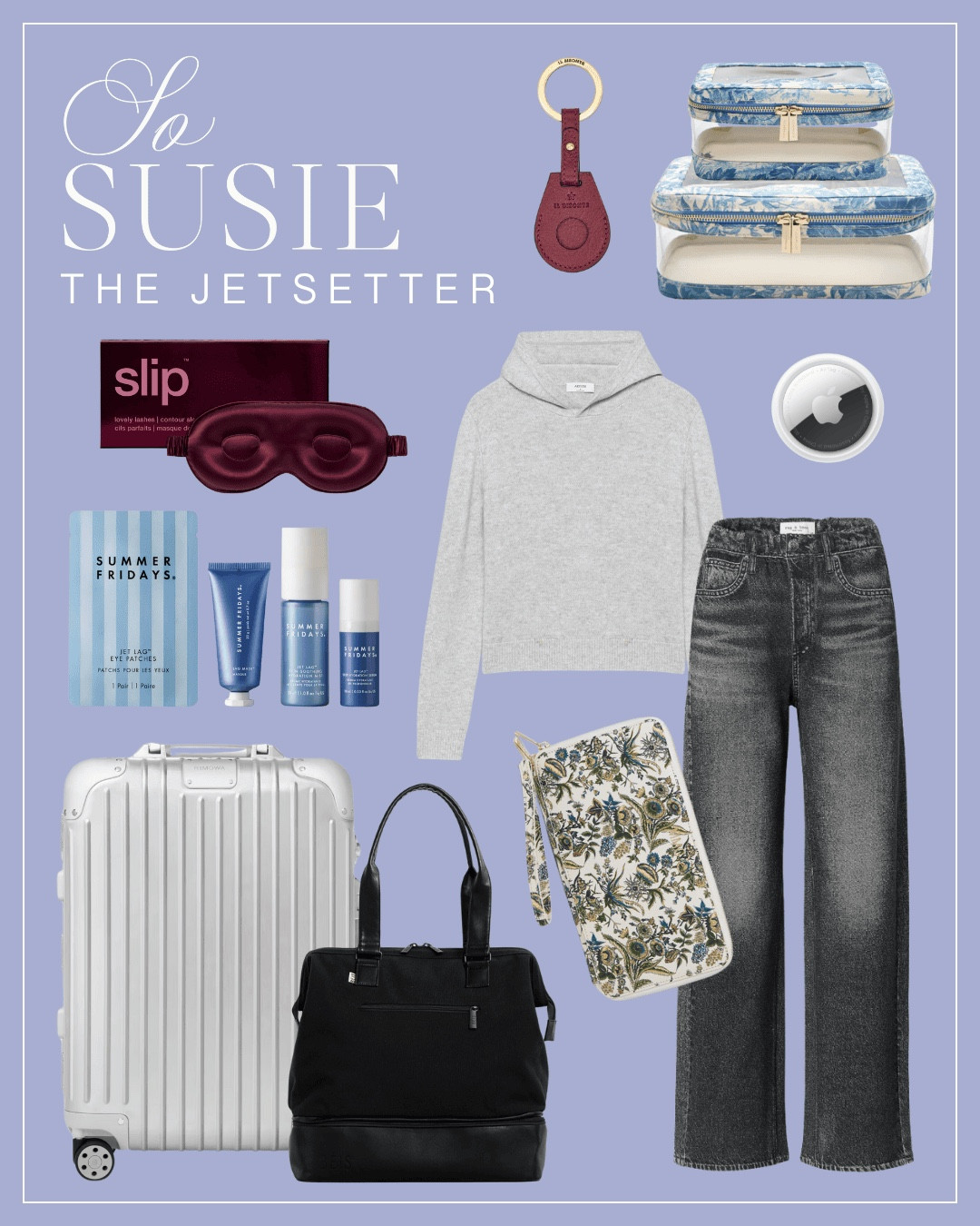 Gift guide ideas for the jetsetter in your life! 

 

#LTKGiftGuide #LTKHoliday #LTKTravel