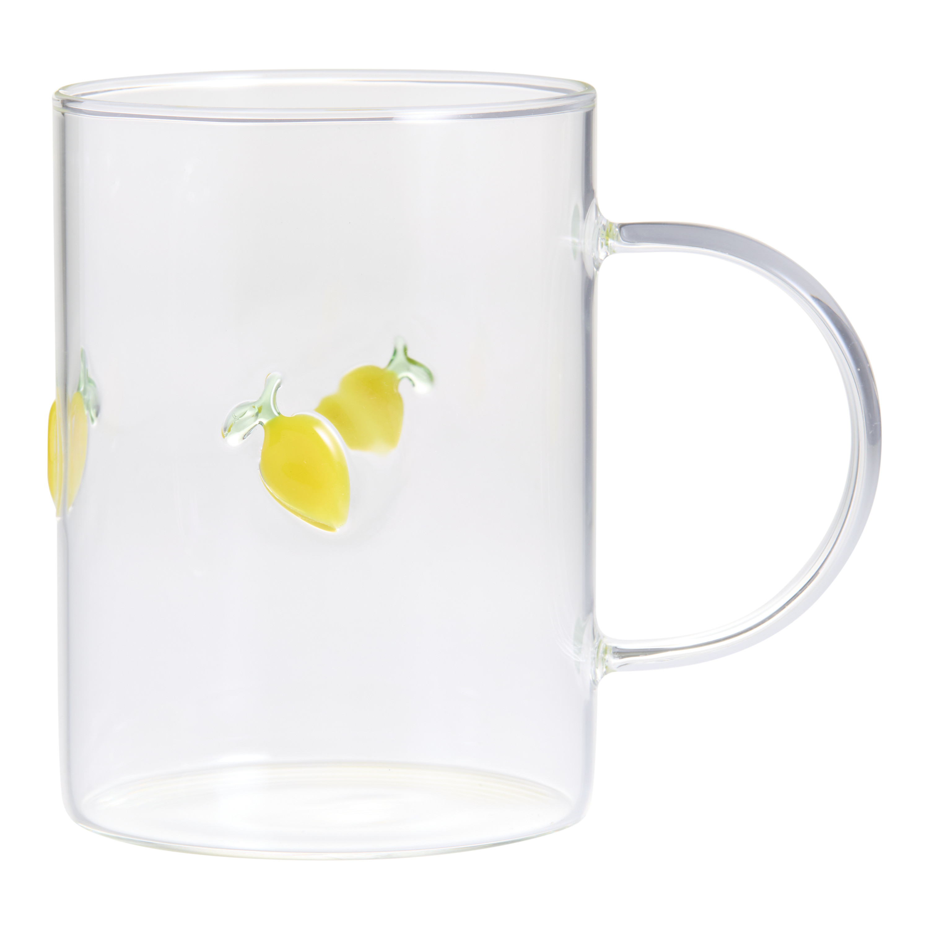 Charm Fruit Inlay Glass Mug | World Market