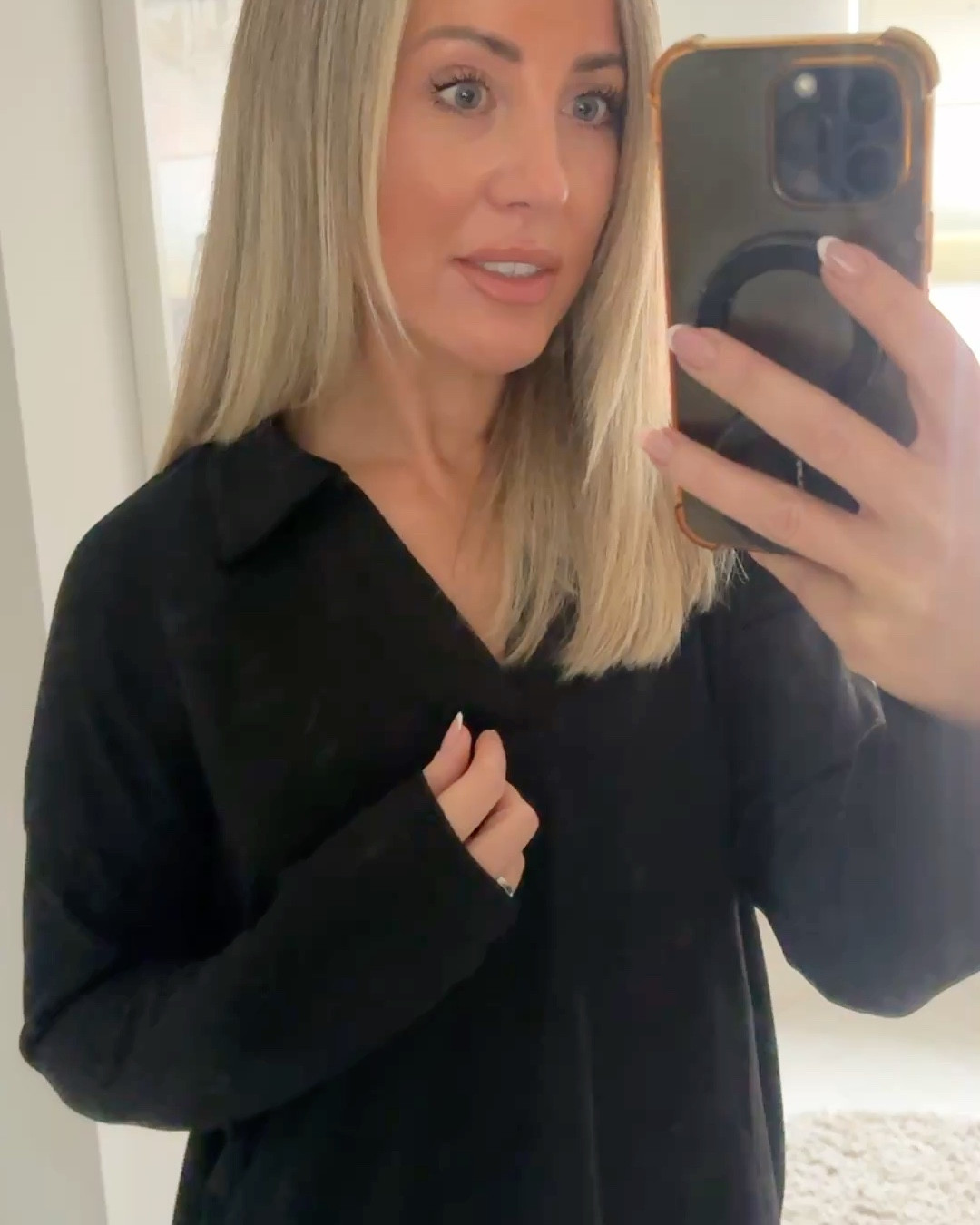 The perfect throw on black thin knit to wear with leggings! Also 20% off atm

#LTKuk #LTKautumn #LTKwinter