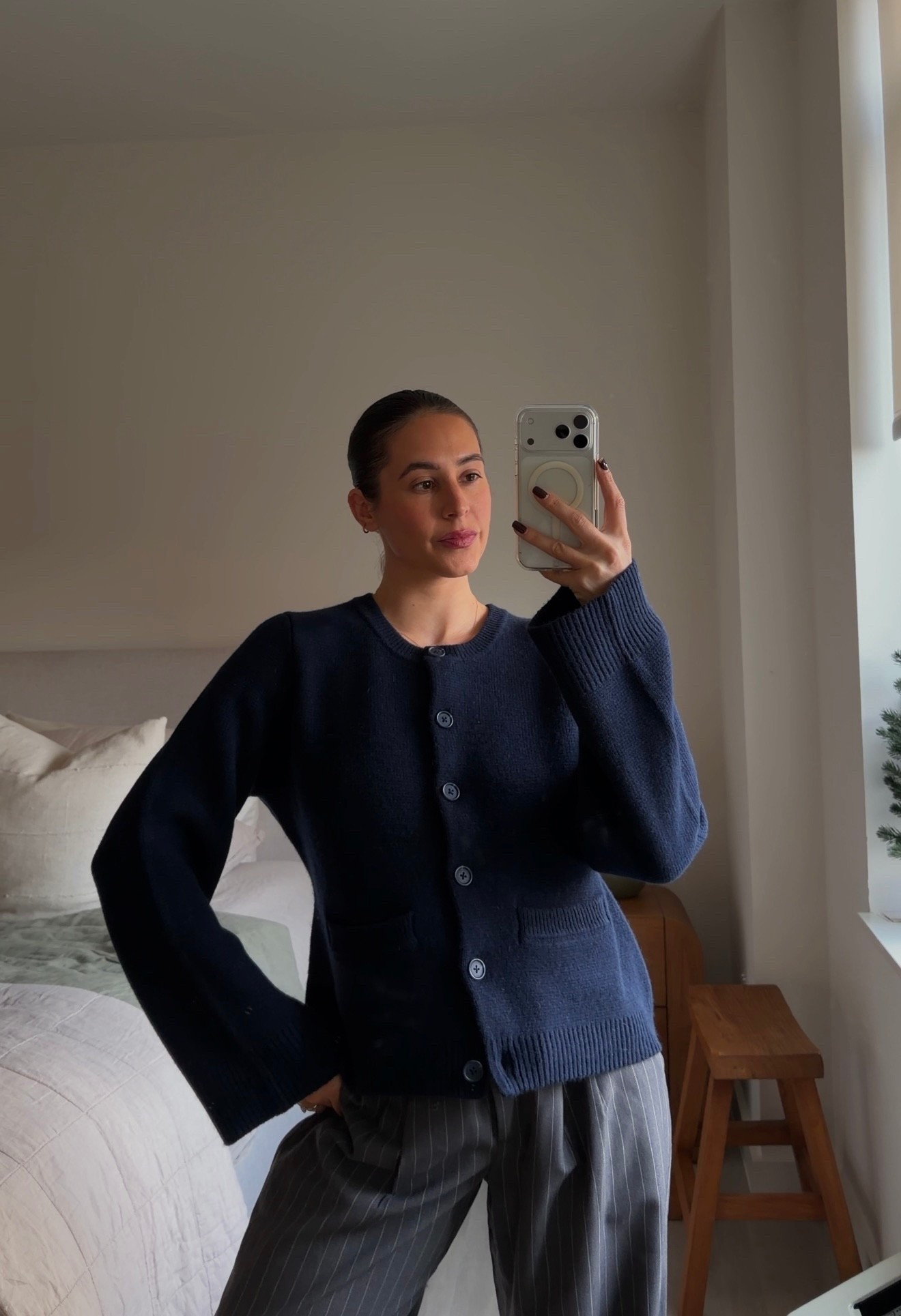 this sweater is so good the shape is perfect I have it in a few colors ! @onequince #quincepartner