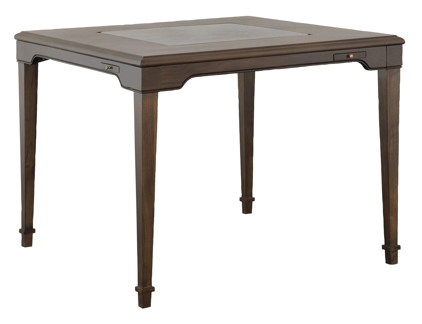 Fairfield Chair Oscar 38" 4 - Player Walnut Card Table with Cup Holders | Perigold | Perigold