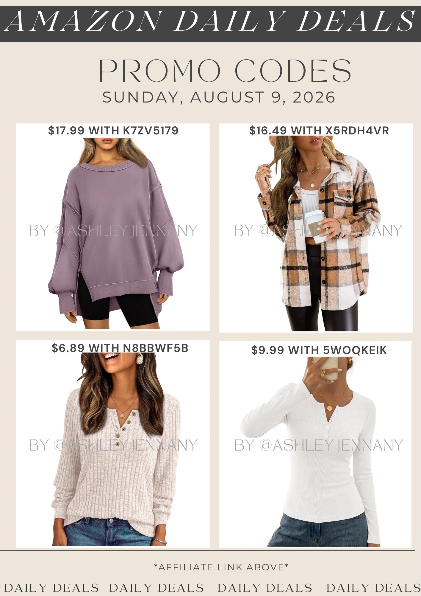 Amazon deals

#LTKSaleAlert #LTKMidsize #LTKSeasonal