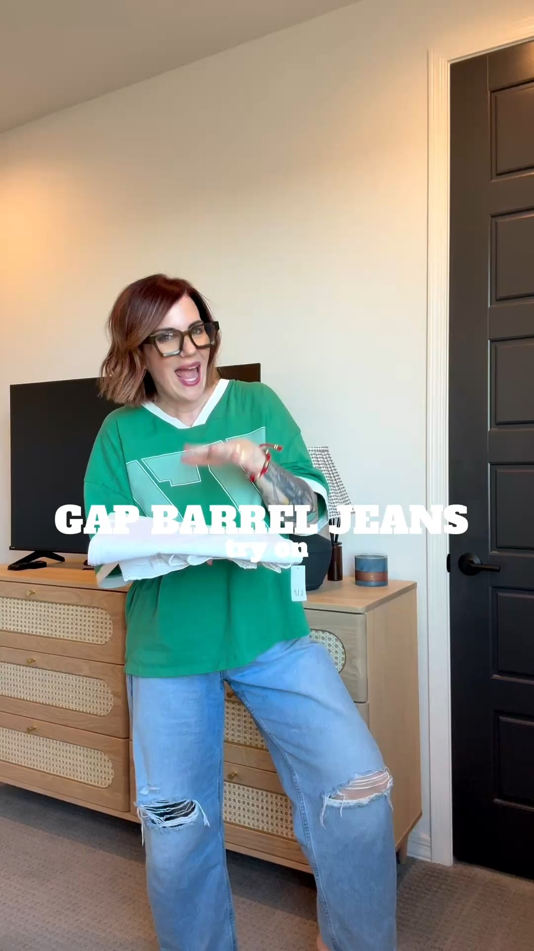 Gap barrel jeans

#LTKMidsize