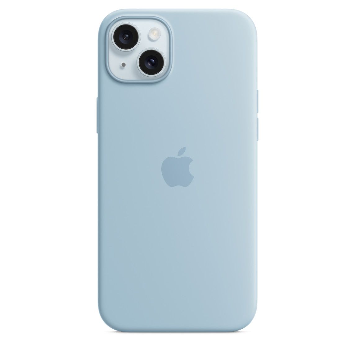 iPhone 15 Plus Silicone Case with MagSafe - Light Blue | Apple (US)