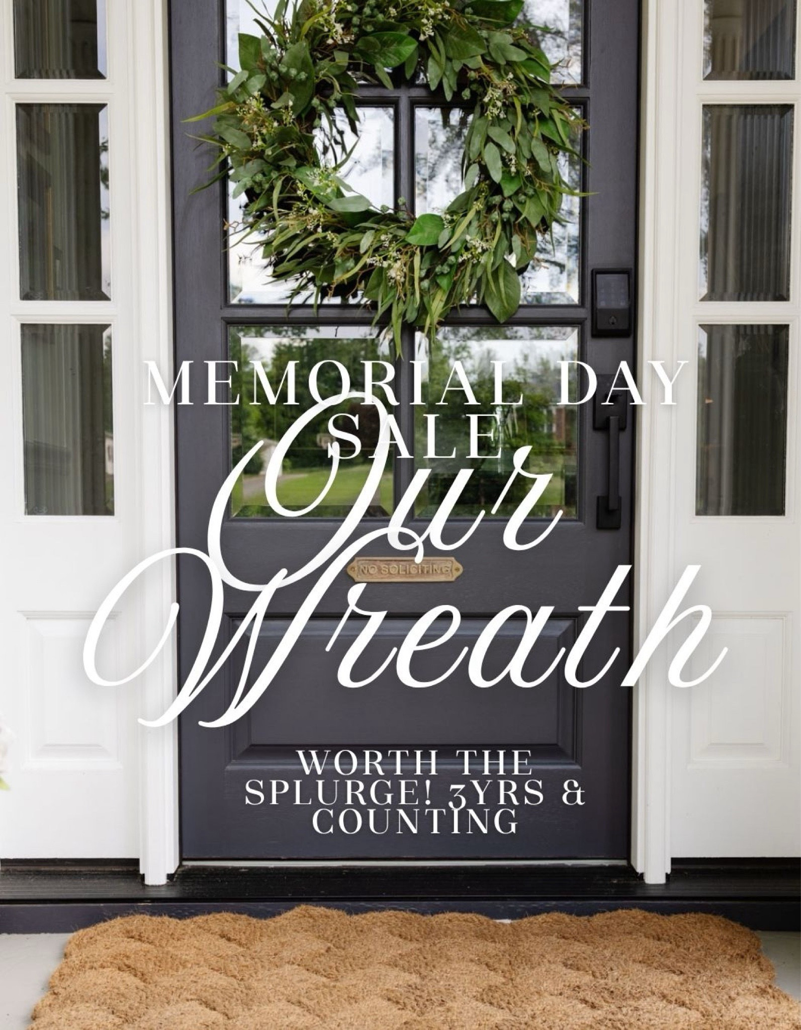 Our wreath worth the splurge! 

summer wreath front door wreath 

#LTKSeasonal #LTKSaleAlert