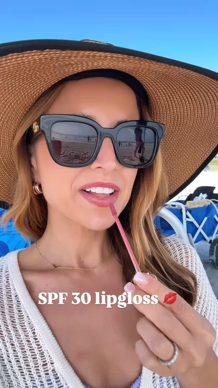 My favorite SPF 30 lipgloss in color Camellia. Beach days are the best days! Crochet maxi coverup dress. Target strapless bikini. Beach vacation. Resort wear. Resort outfit. Vacation outfit. Eric Javitts packable hat. Tory Burch jelly buckle sandals.


#LTKBeauty #LTKTravel #LTKselfcare