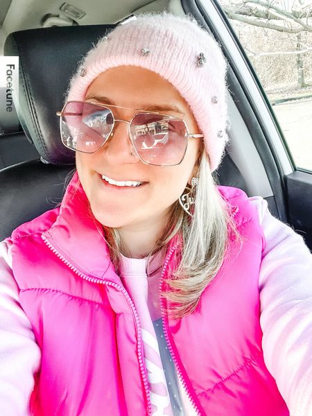 My barista today said “You wear pink everytime I see you.”  Why yes. I wear it as often as I can. 🤣🤷🏼‍♀️

#LTKfindsunder100 #LTKSeasonal #LTKfindsunder50