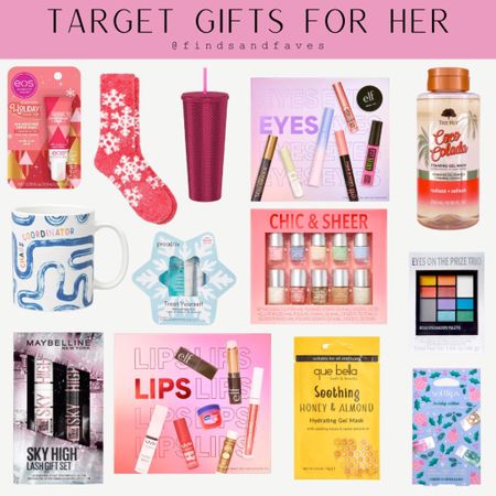 Target Gifts for Her, Christmas, holiday, gifts, gift guide, gift guides, gifts for her, slippers, beauty gifts, treats

#LTKGiftGuide #LTKfindsunder100 #LTKfindsunder50