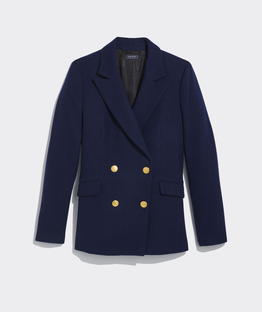 Double Breasted Wool Blazer | vineyard vines