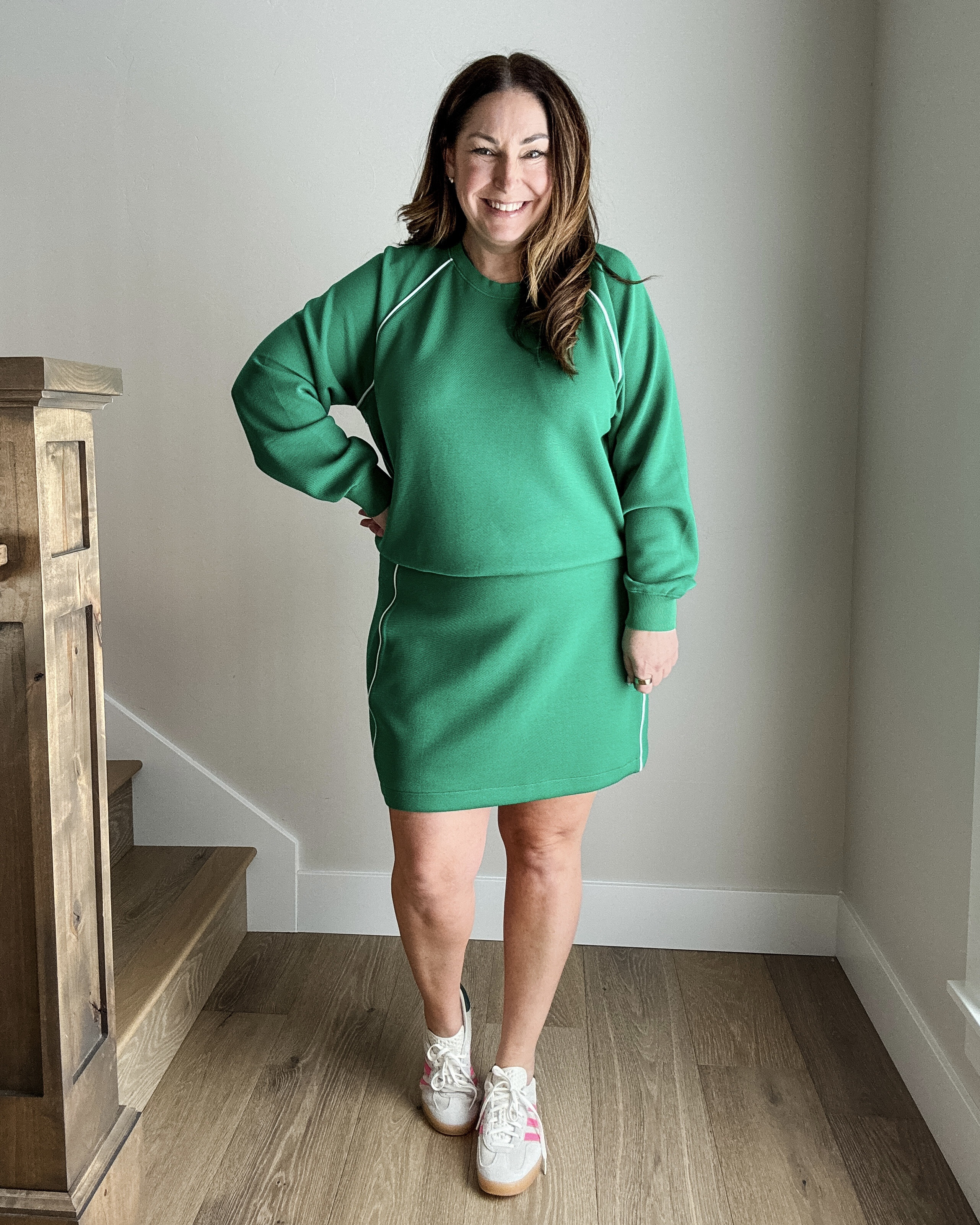  New Spanx athleisure air essentials fabric that is soft and breathable • top size up if inbetween, XL • skort size down if inbetween wearing XL but loose Use code RYANNEXSPANX #spanxpartner

 

#LTKMidsize #LTKOver40 #LTKActive