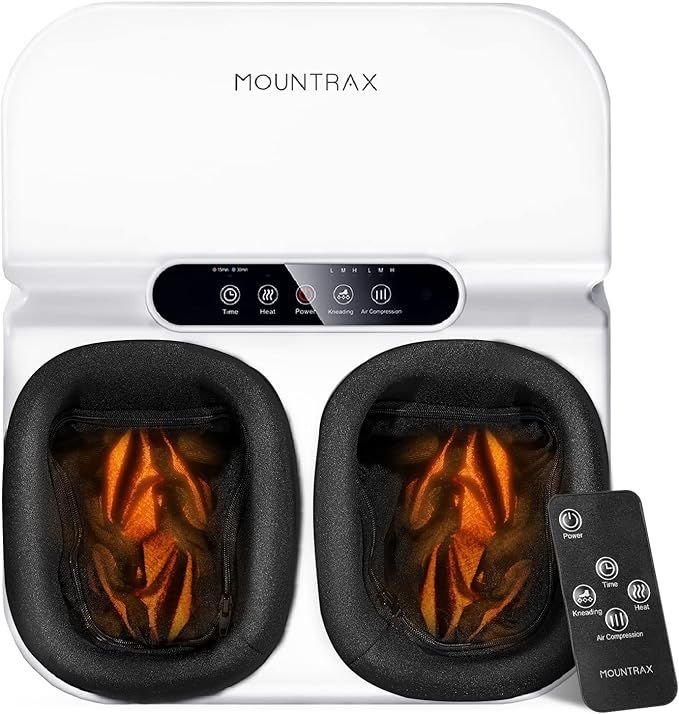 MOUNTRAX Foot Massager Machine with Heat, Gifts for Women Men, Plantar Fasciitis and Relieve Pain... | Amazon (US)
