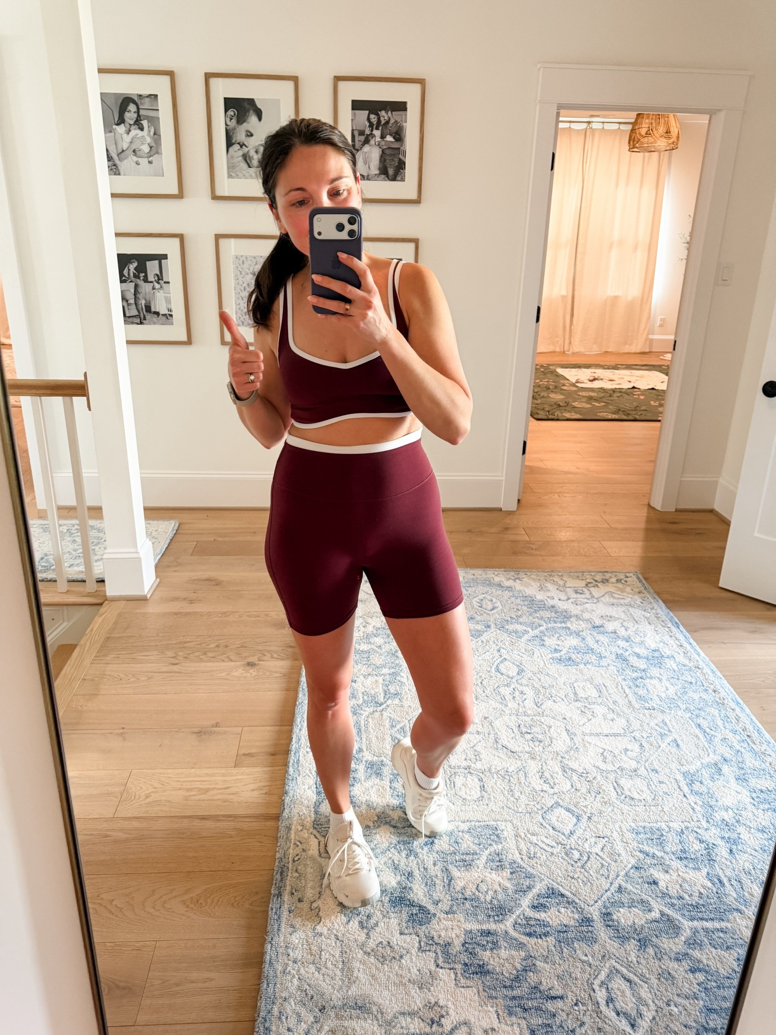 Leg day workout outfit. 

#LTKfitnessgoals #LTKdayinmylife