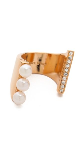 Lia Tre Pearl Ring | Shopbop