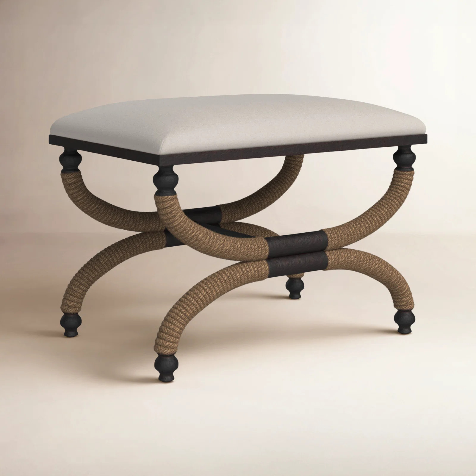 Ine Upholstered Ottoman | Birch Lane