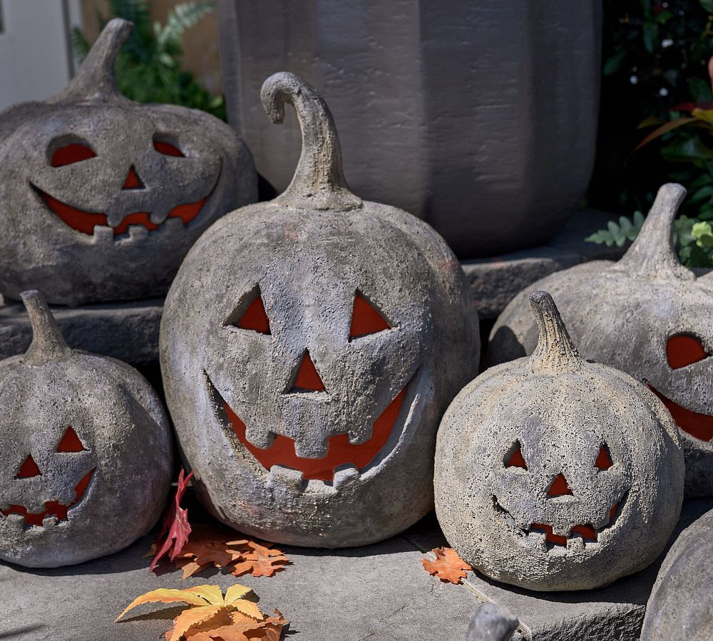 Handmade Terracotta Jack O' Lantern | Pottery Barn (US)