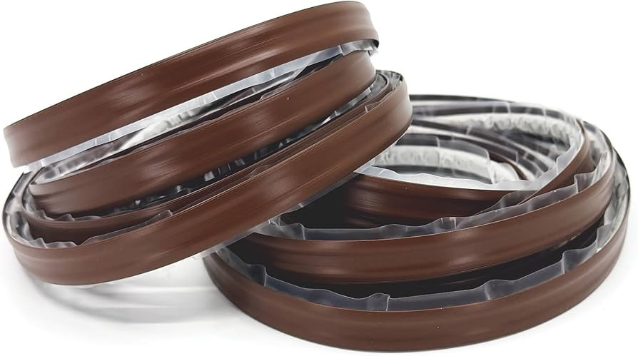 InstaTrim The Original Flexible Trim - 2-Pack of 10ft Dark Brown 1/2" Wide Caulk Tape - Adhesive ... | Amazon (US)